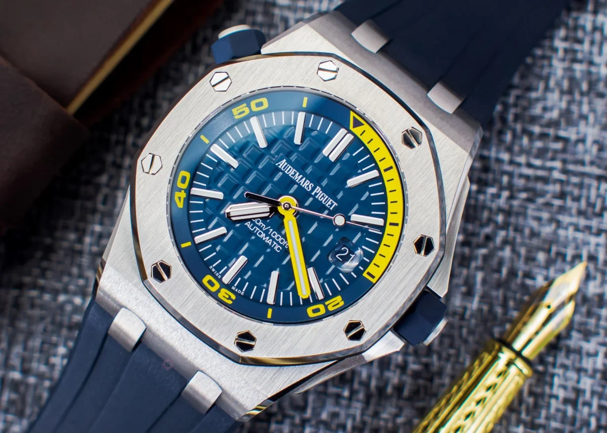 ⁦Audemars Piguet (Royal Oak Offshore) Watch For Men 15710ST.OO.A027CA.01⁩ - الصورة ⁦6⁩