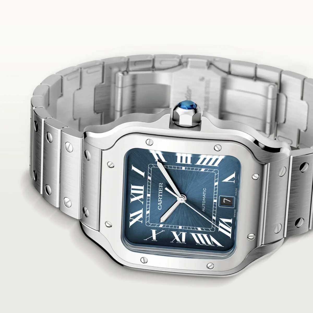 ⁦Cartier Santos watch for men WSSA0030⁩ - الصورة ⁦5⁩