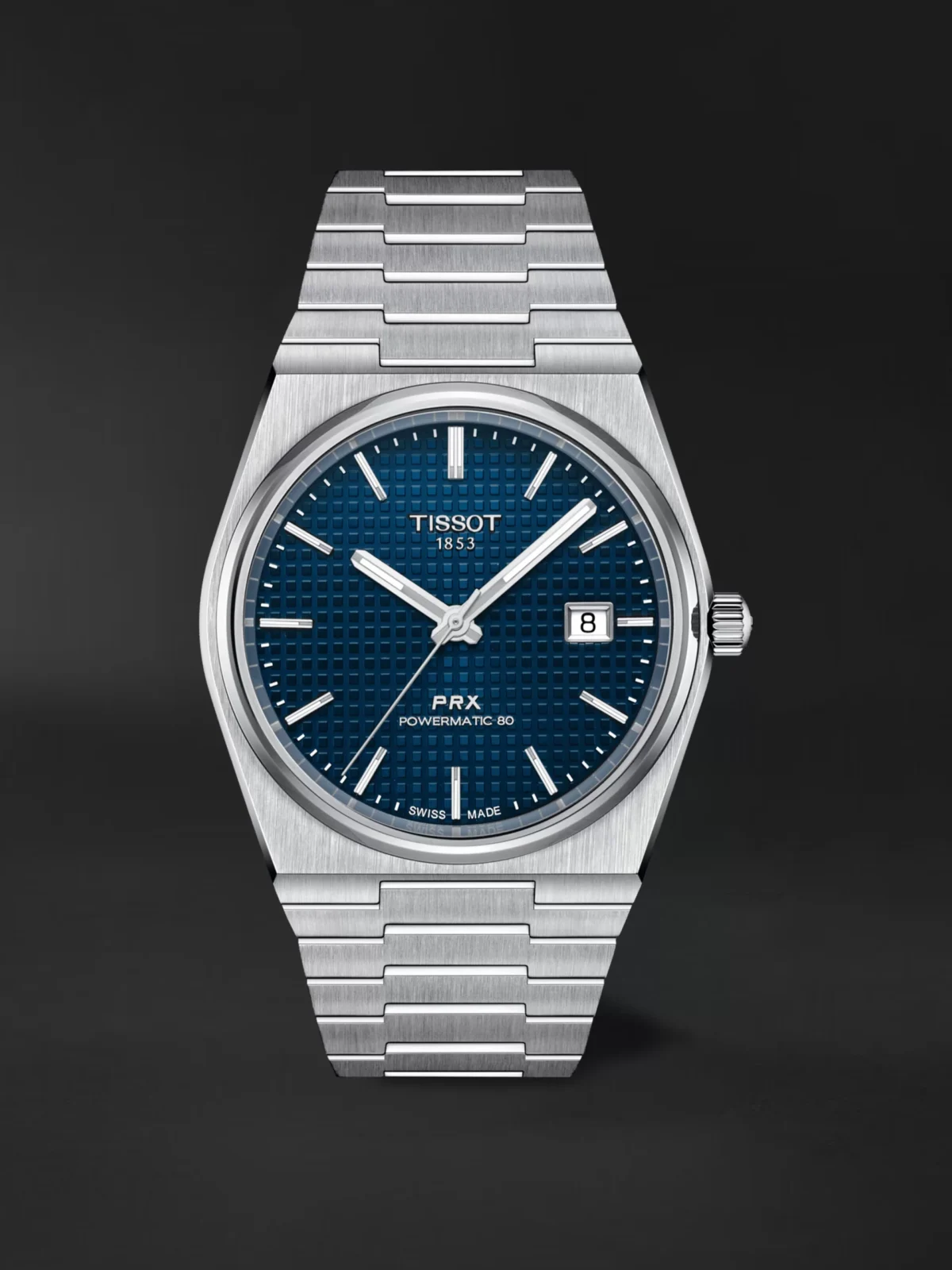 ⁦Tissot T-Classic (PRX Powermatic 80) watch For Men T137.407.11.041.00⁩ - الصورة ⁦5⁩