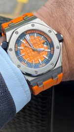 ⁦Audemars Piguet (Royal Oak Offshore) Watch For Men 15710ST.OO.A070CA.01⁩ - الصورة ⁦16⁩