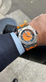 ⁦Audemars Piguet (Royal Oak Offshore) Watch For Men 15710ST.OO.A070CA.01⁩ - الصورة ⁦19⁩
