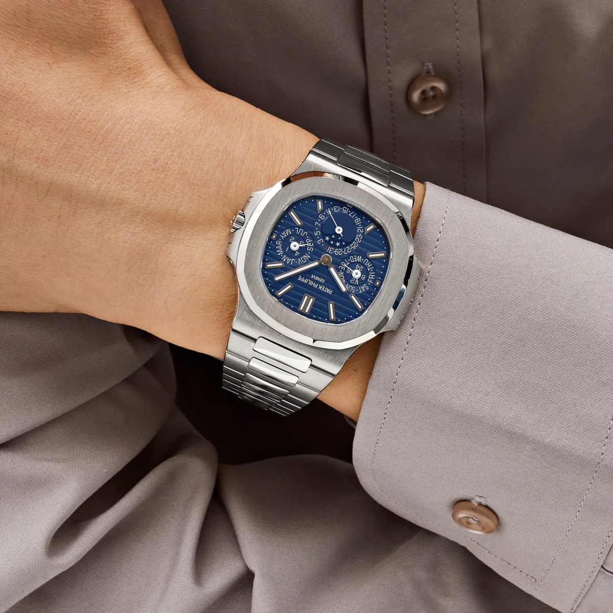 ⁦Patek Philippe Watch For Men 5740/1G-001⁩ - الصورة ⁦15⁩