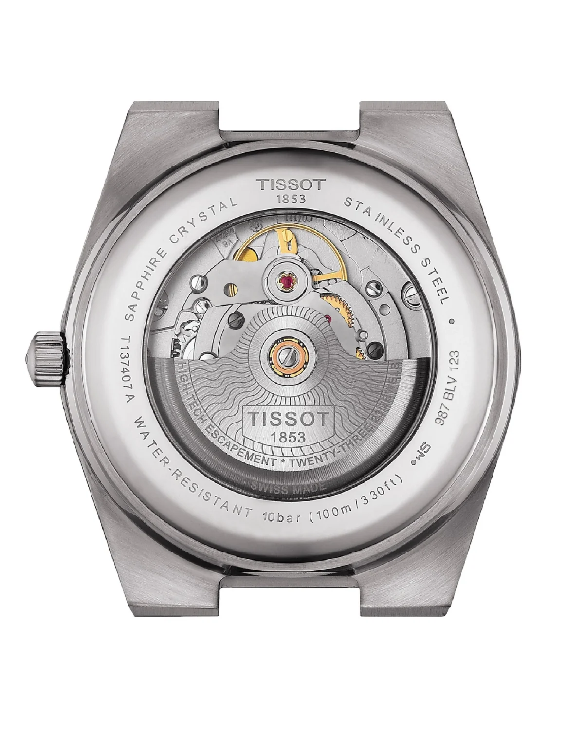 ⁦Tissot T-Classic (PRX Powermatic 80) watch For Men T137.407.11.041.00⁩ - الصورة ⁦9⁩